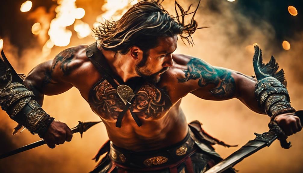 fierce combat action unfolds