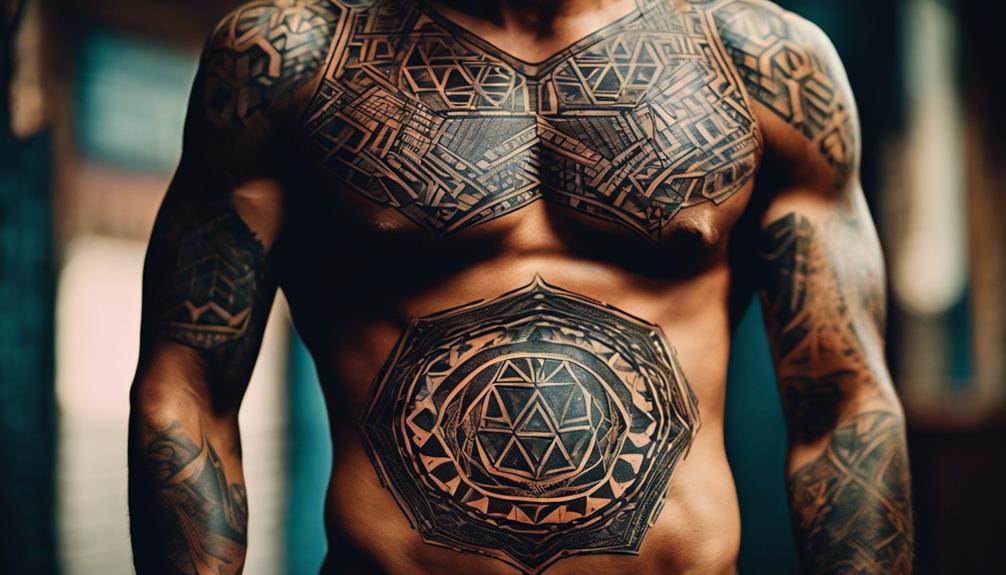3 Best Geometric Chest Tattoos for Men Designs