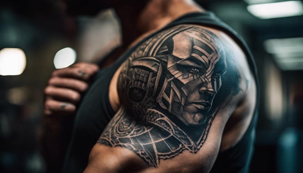 intricate art on skin