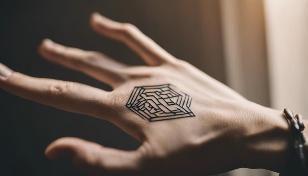 What Defines the Simplicity of a Hand Tattoo?