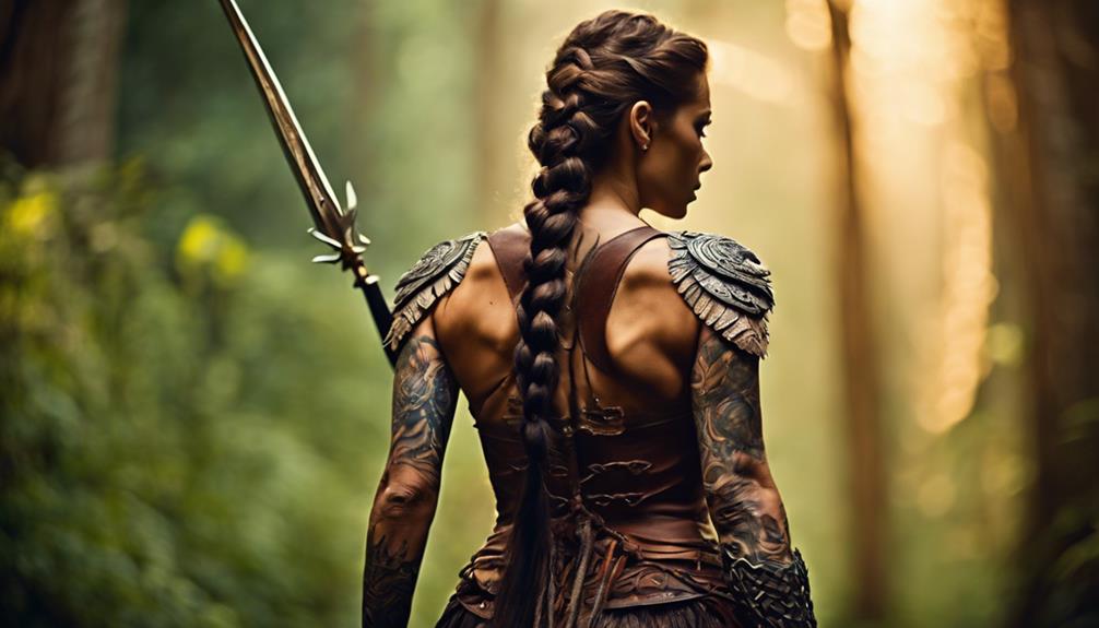 strong women in battle