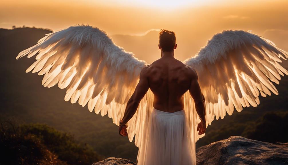 Angel Wings on Men's Backs: Spiritual Significance