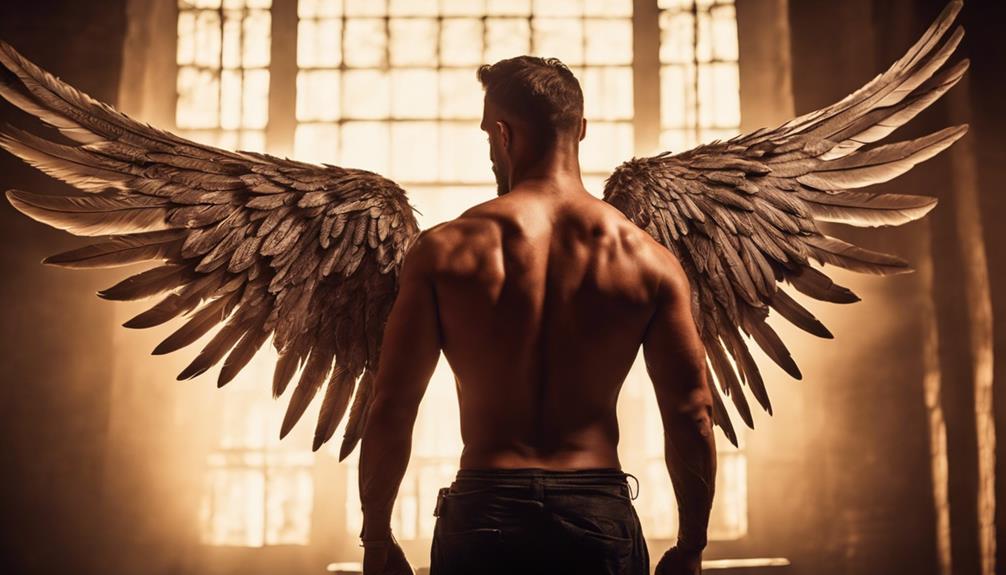 Why Choose Angel Wings for Men's Back Tattoos?