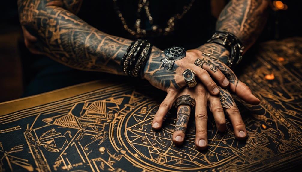 Top Hand Tattoos for Men's Fingers