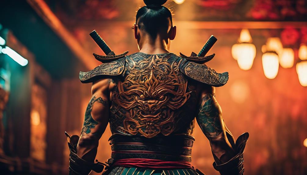 Warrior Back Tattoo Inspirations