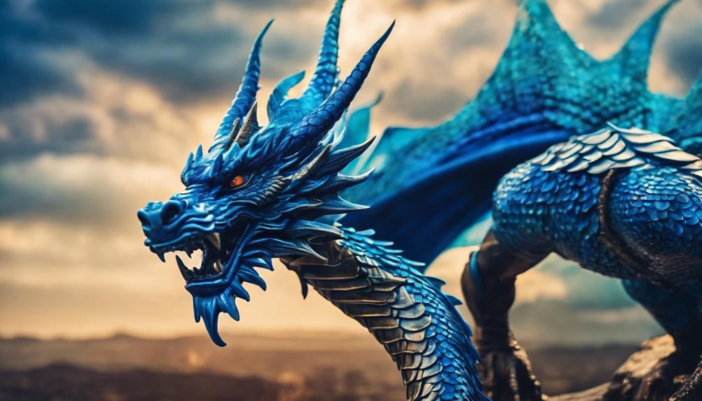 Designing Blue Dragon Hand Tattoos for Men