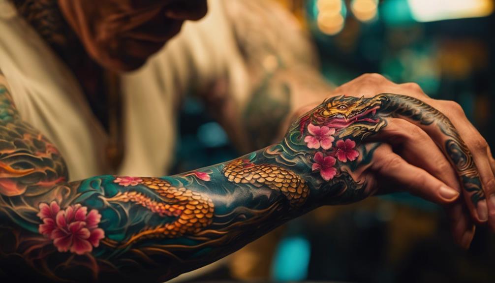 Unveiling Japanese Forearm Dragon Tattoo Artistry